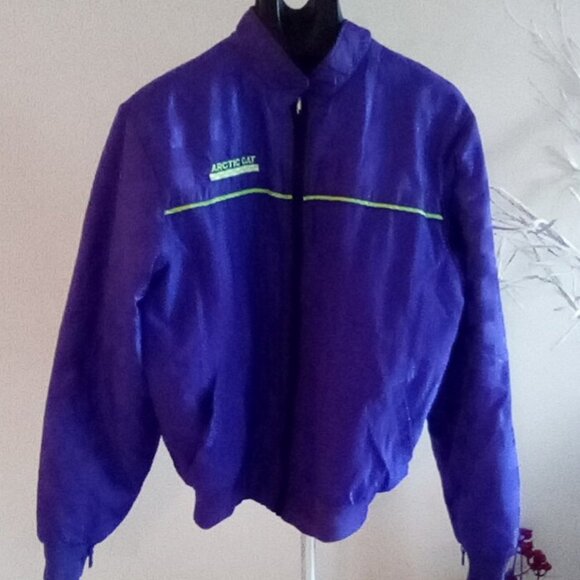Vtg  Arctic Cat Jacket Men's Team Sno Pro 2 In 1 Size  L Made In USA - Picture 3 of 15